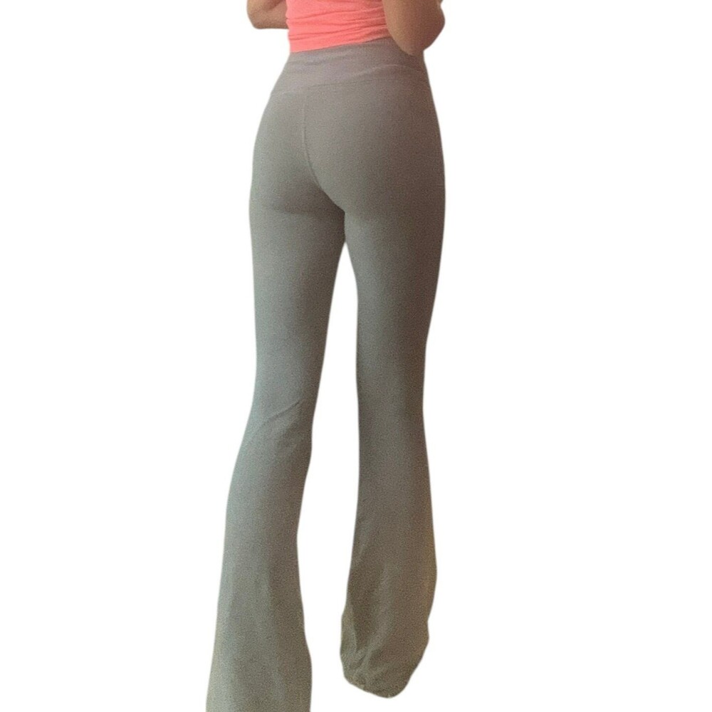 Balance collection grey side pocket straight boot leggings stretch pants small